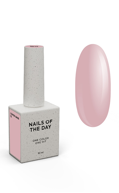 Nails of The Day Cover base NEW Formula 12, 10 ml